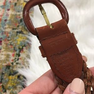 Talbots Accessories - Talbots • Boho Woven Genuine Leather Belt Talbots Accessories - Talbots • Boho Woven Genuine Leather Belt